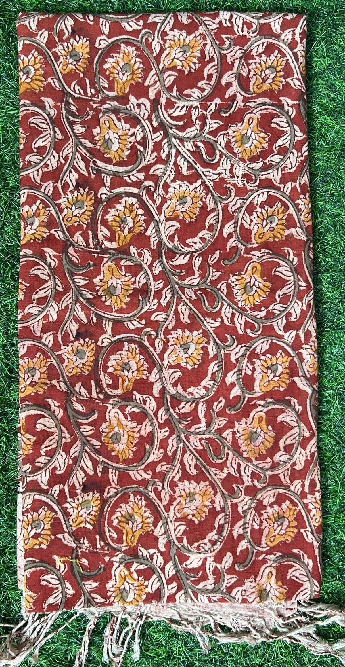 Kalamkari Cotton Dupatta- KHD-C-M017