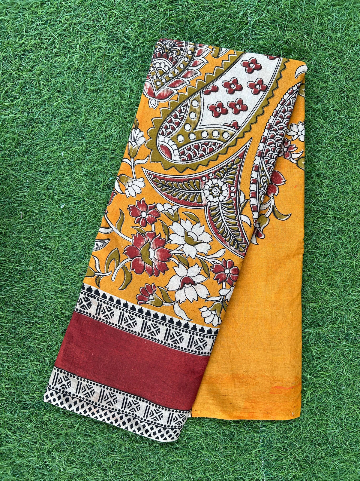 Kalamkari Cotton Saree – KCS-M830