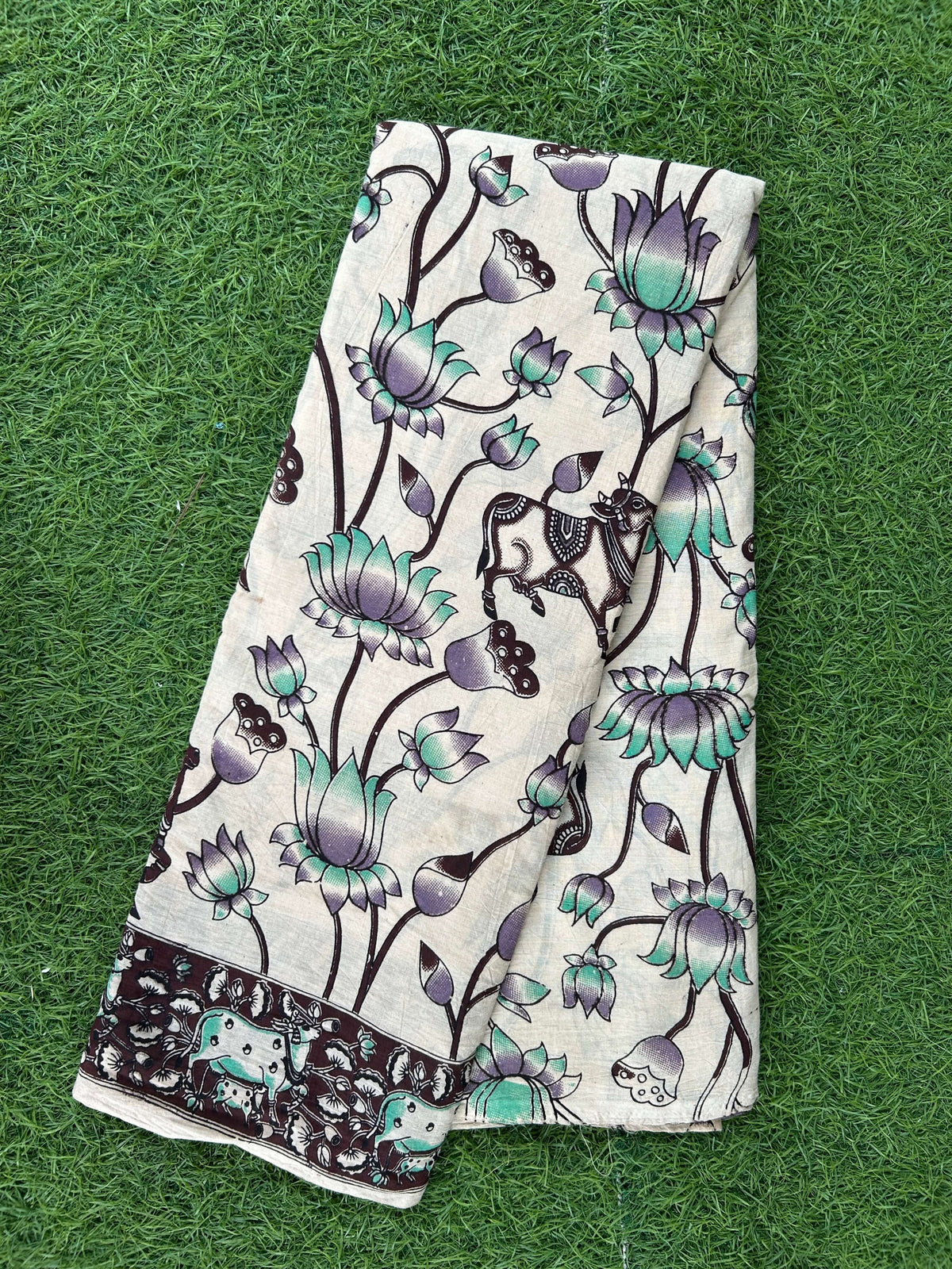 Kalamkari Cotton Saree – KCS-M831