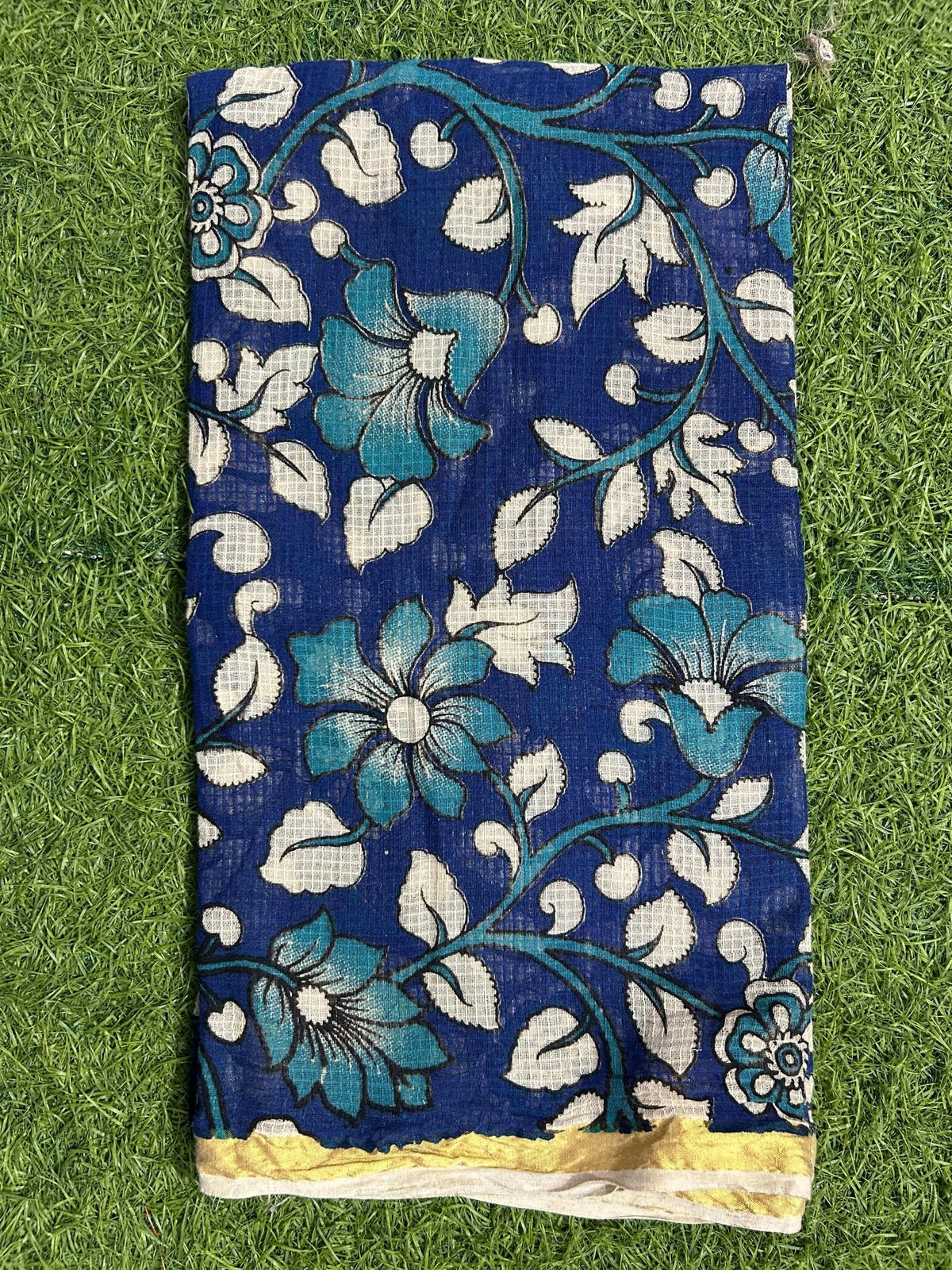 Kalamkari Kota Cotton Screen Printed Duppata-KKC-SCD-M078