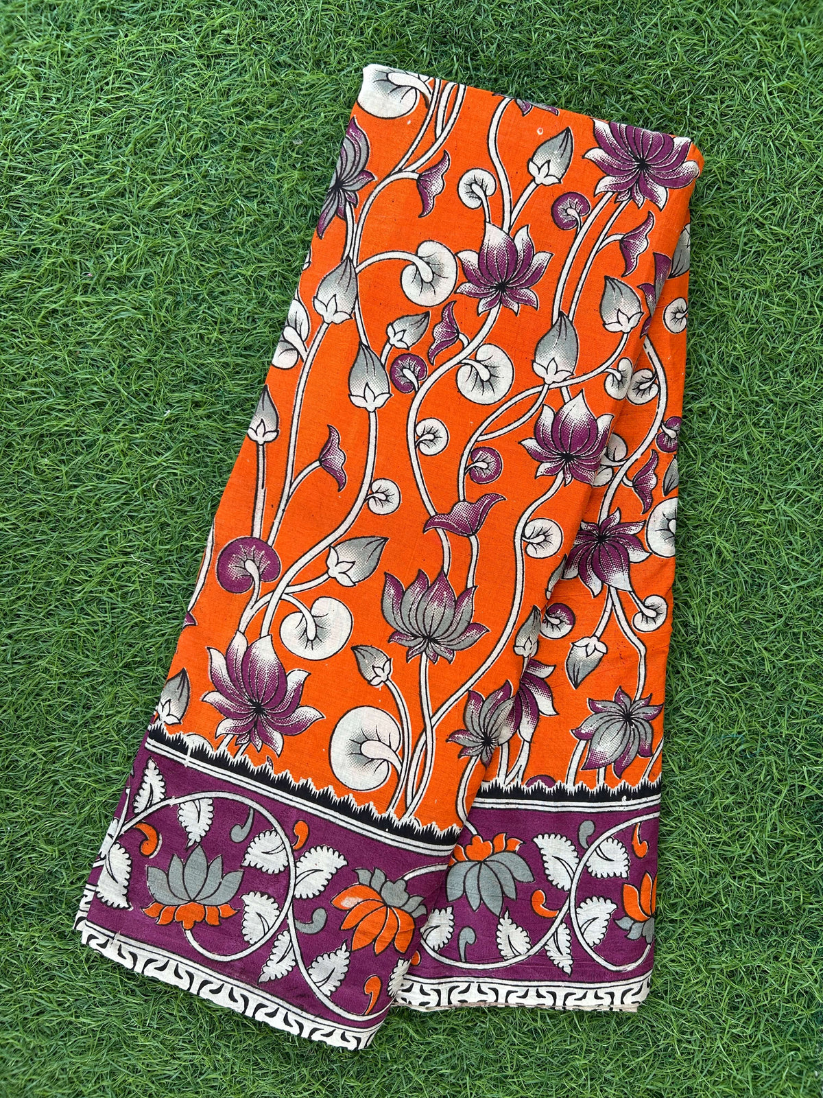 Kalamkari Cotton Saree – KCS-M838