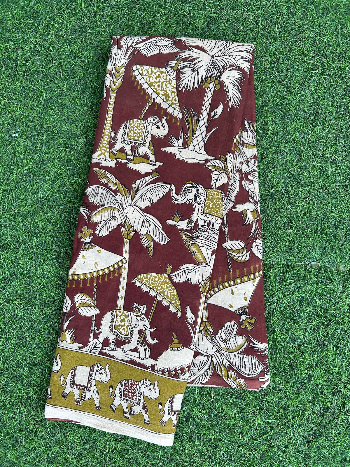 Kalamkari Cotton Saree – KCS-M818