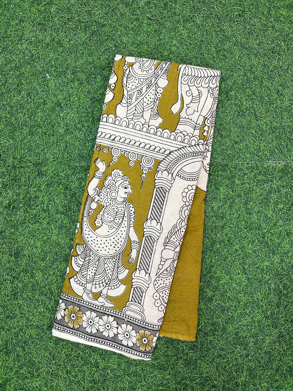 Kalamkari Cotton Saree – KCS-M824
