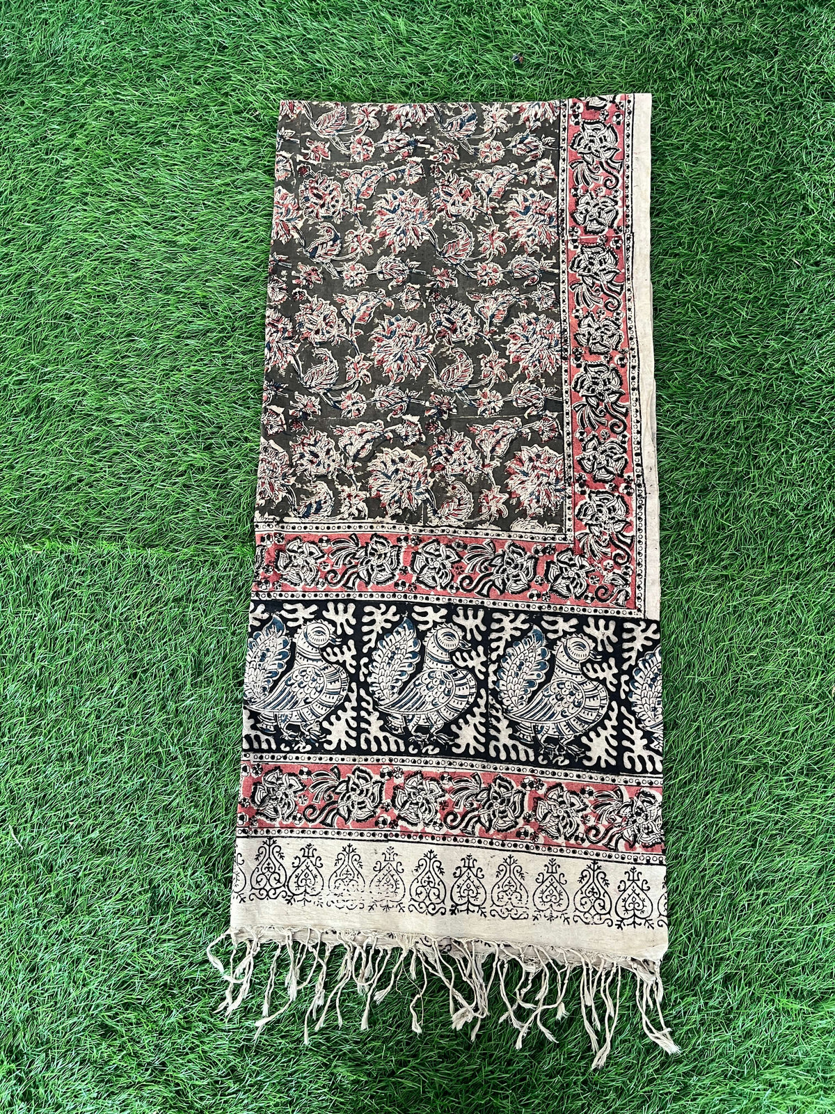 Kalamkari Dupatta- KHBD-KD-M025