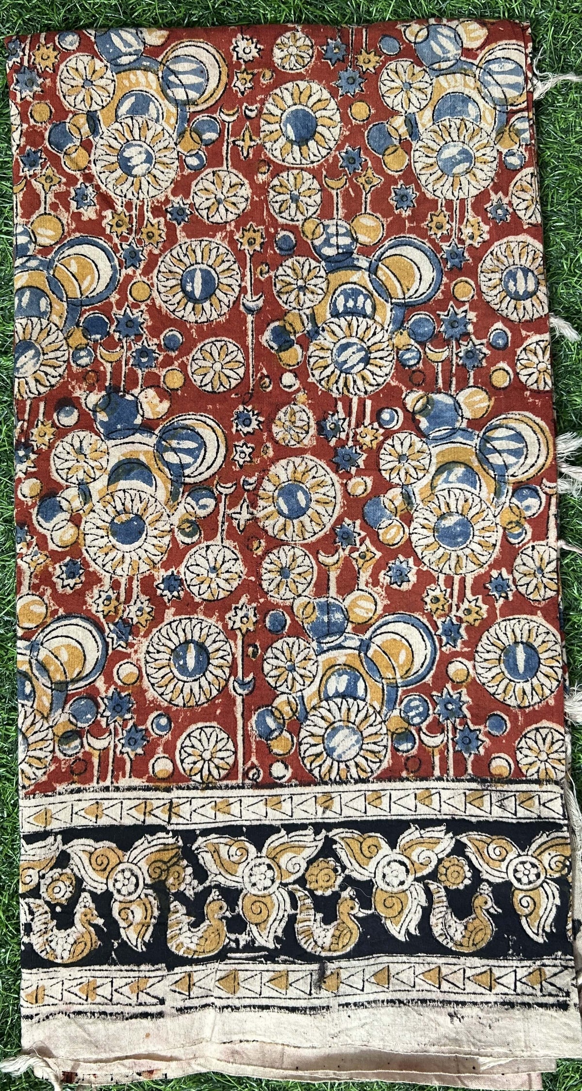 Kalamkari Cotton Dupatta- KHD-C-M016