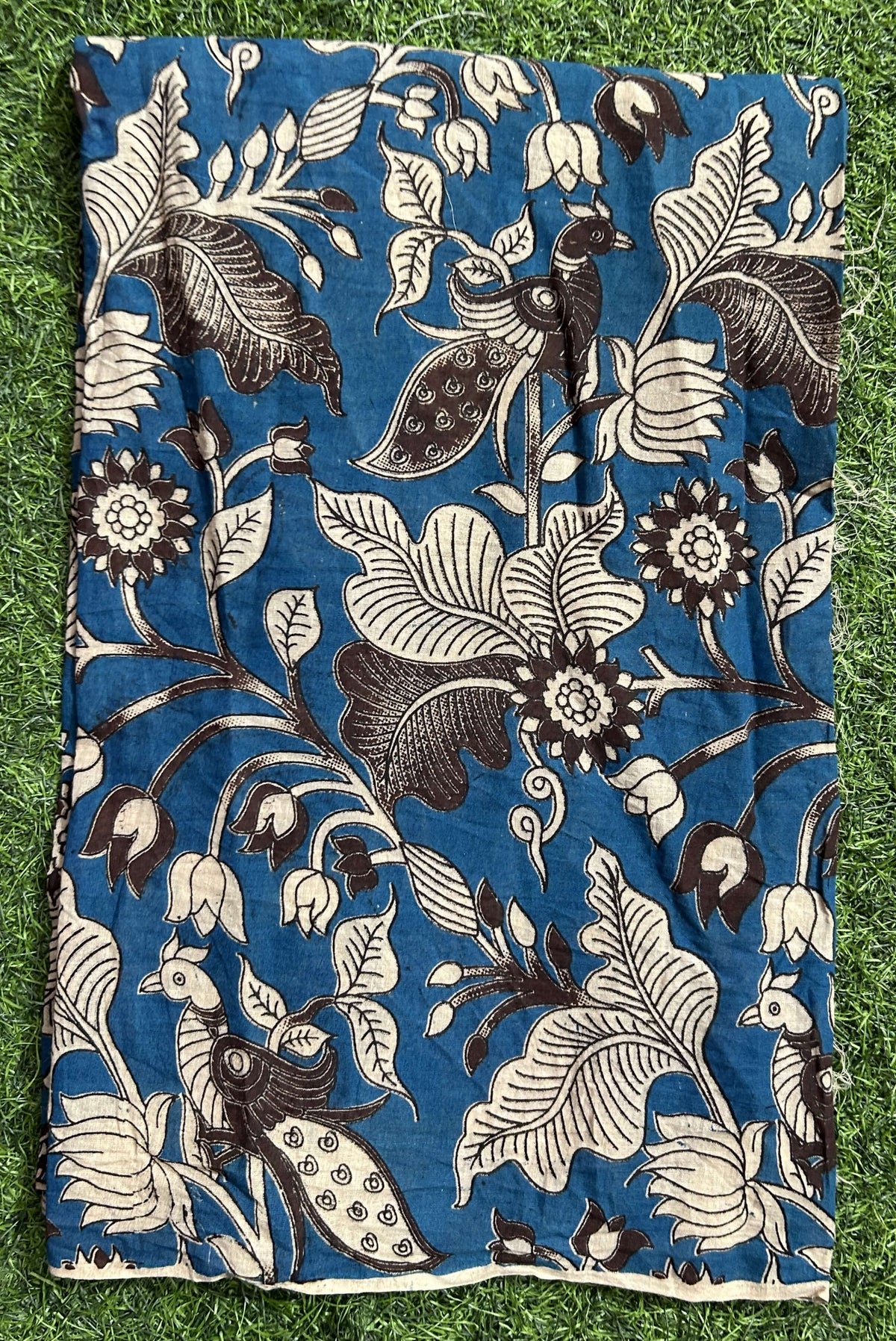 Kalamkari Cotton Screen Print Dupatta- KSPCD-M123