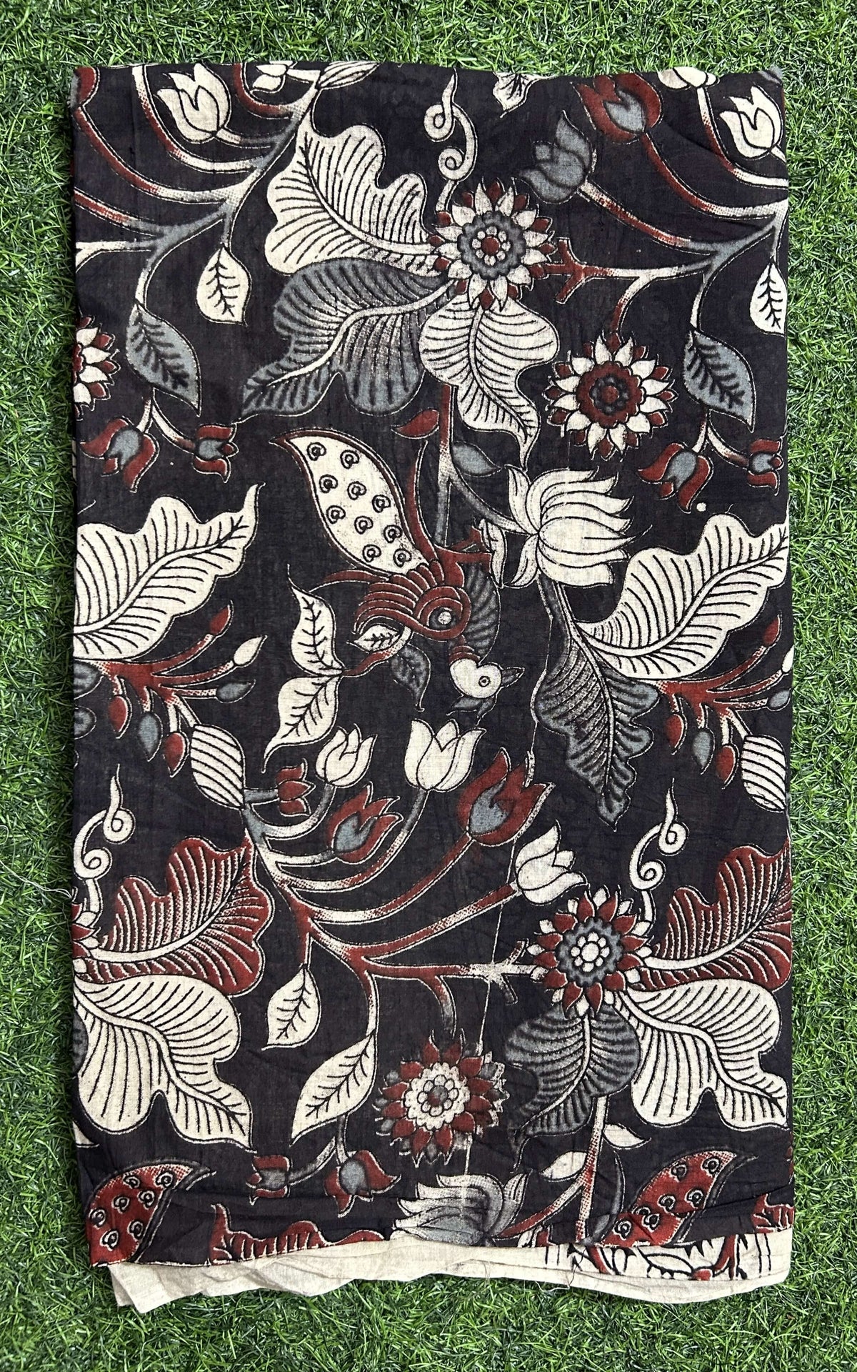 Kalamkari Cotton Screen Print Dupatta- KSPCD-M126