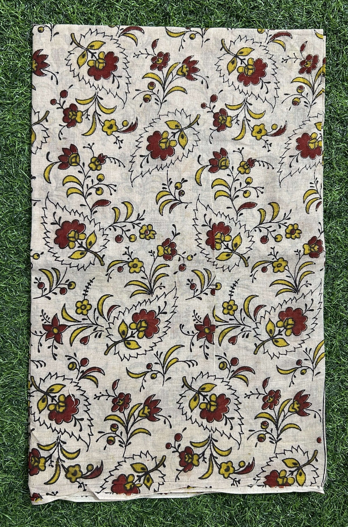 Kalamkari Cotton Screen Print Dupatta- KSPCD-M134