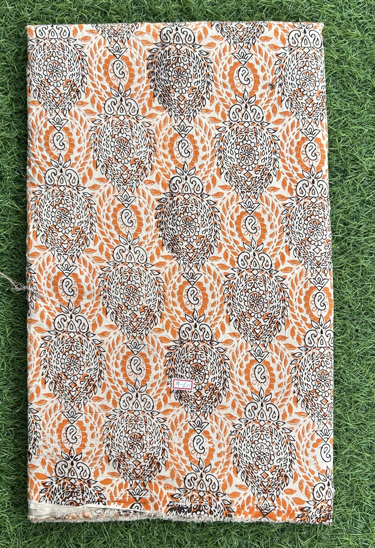 Kalamkari Screen Printed Cotton Fabric - M011