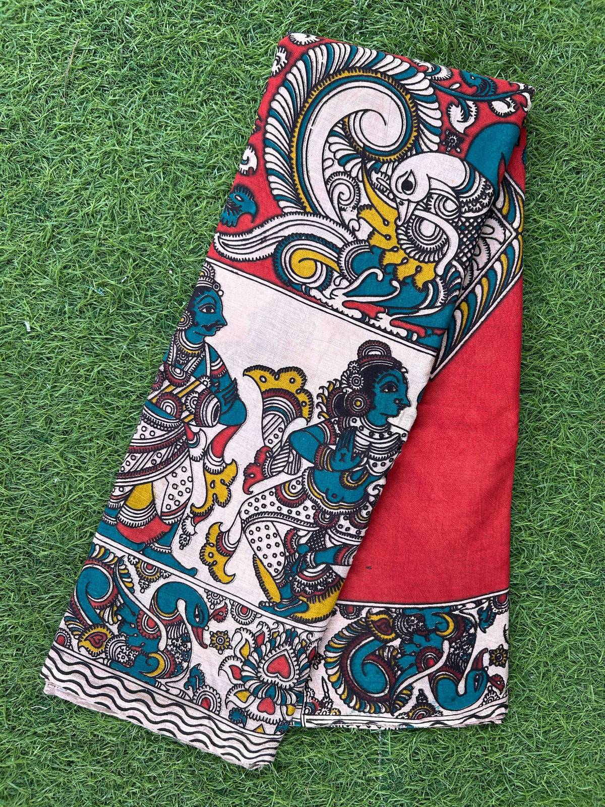 Kalamkari Cotton Saree – KCS-M829
