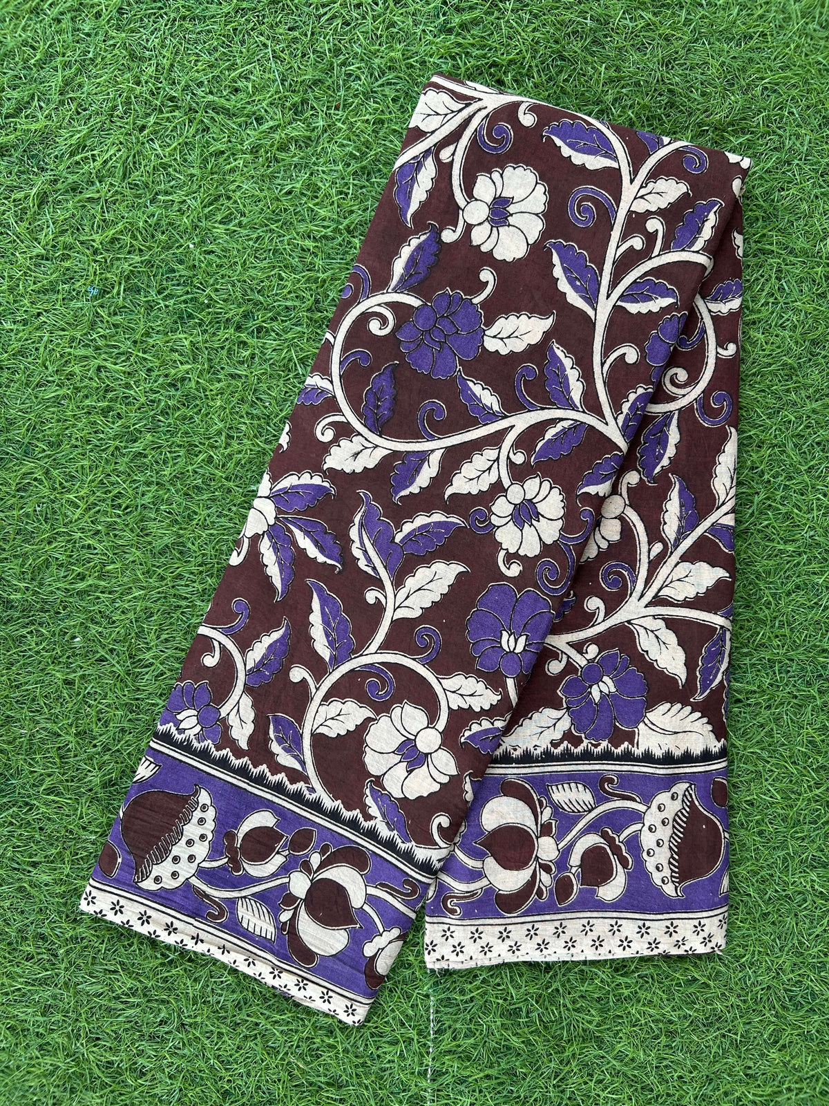 Kalamkari Cotton Saree – KCS-M834