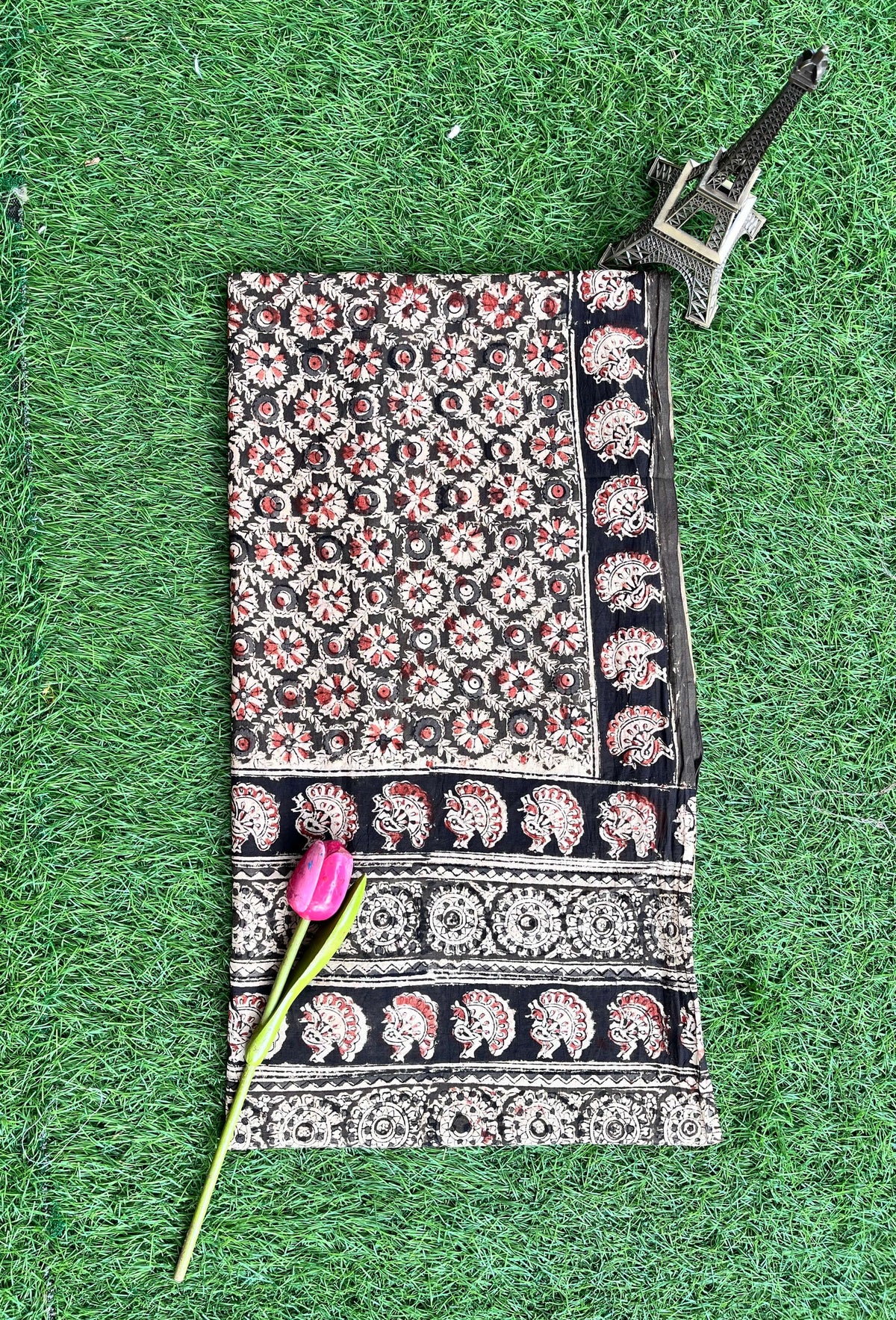 Kalamkari Dupatta- KHBD-CT-M010