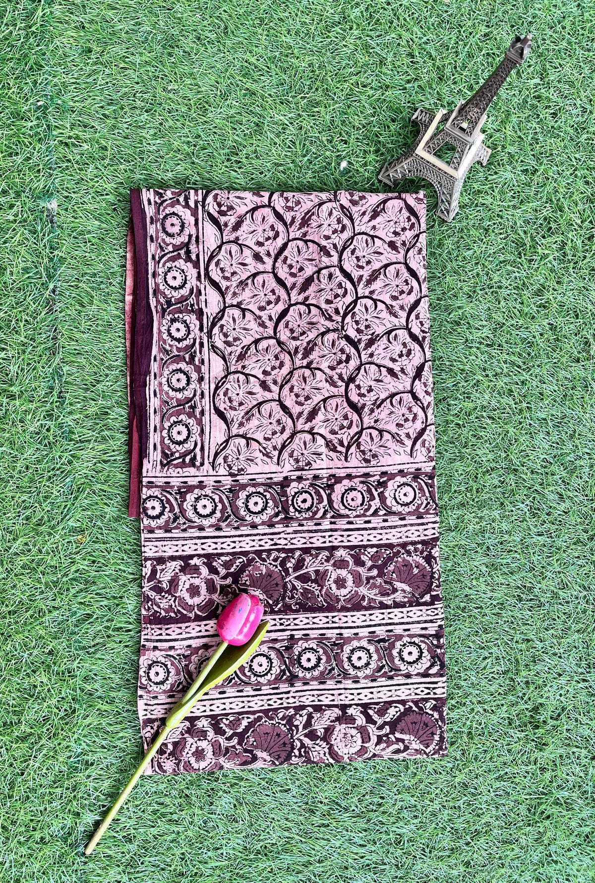 Kalamkari Dupatta- KHBD-CT-M011
