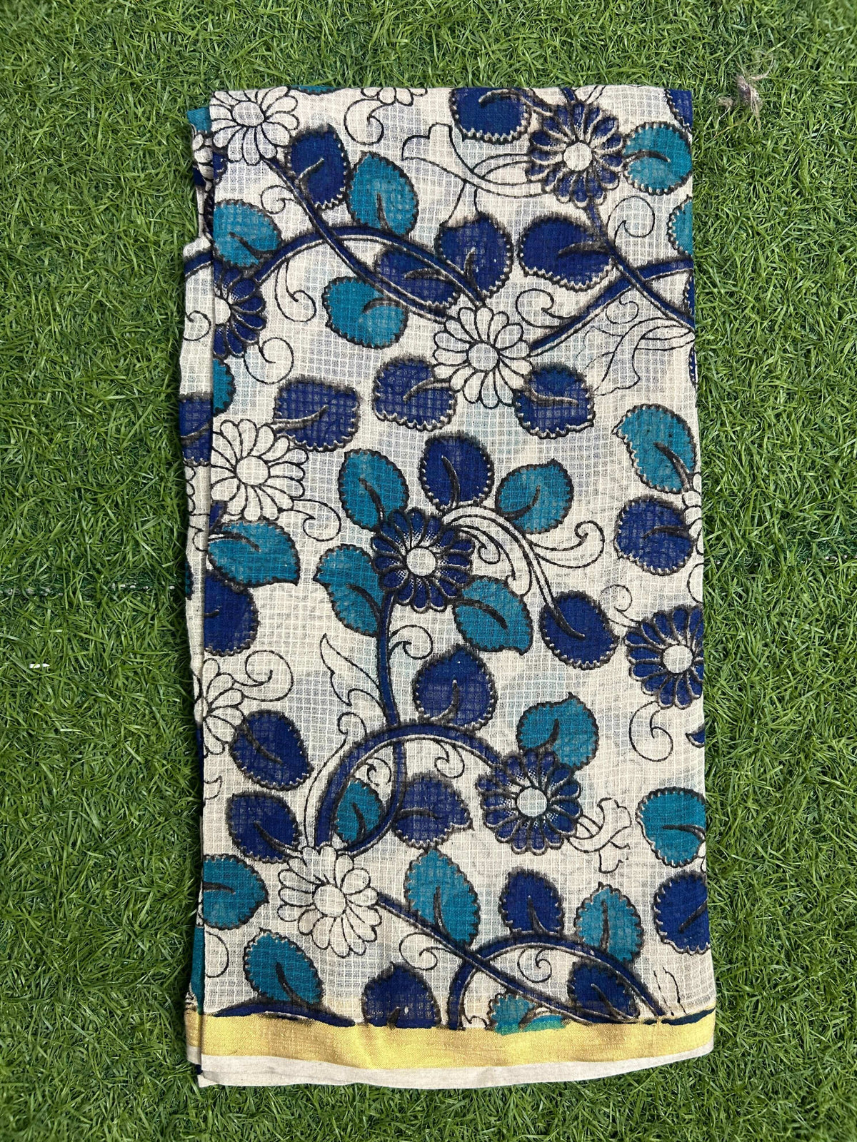 Kalamkari Kota Cotton Screen Printed Duppata-KKC-SCD-M082