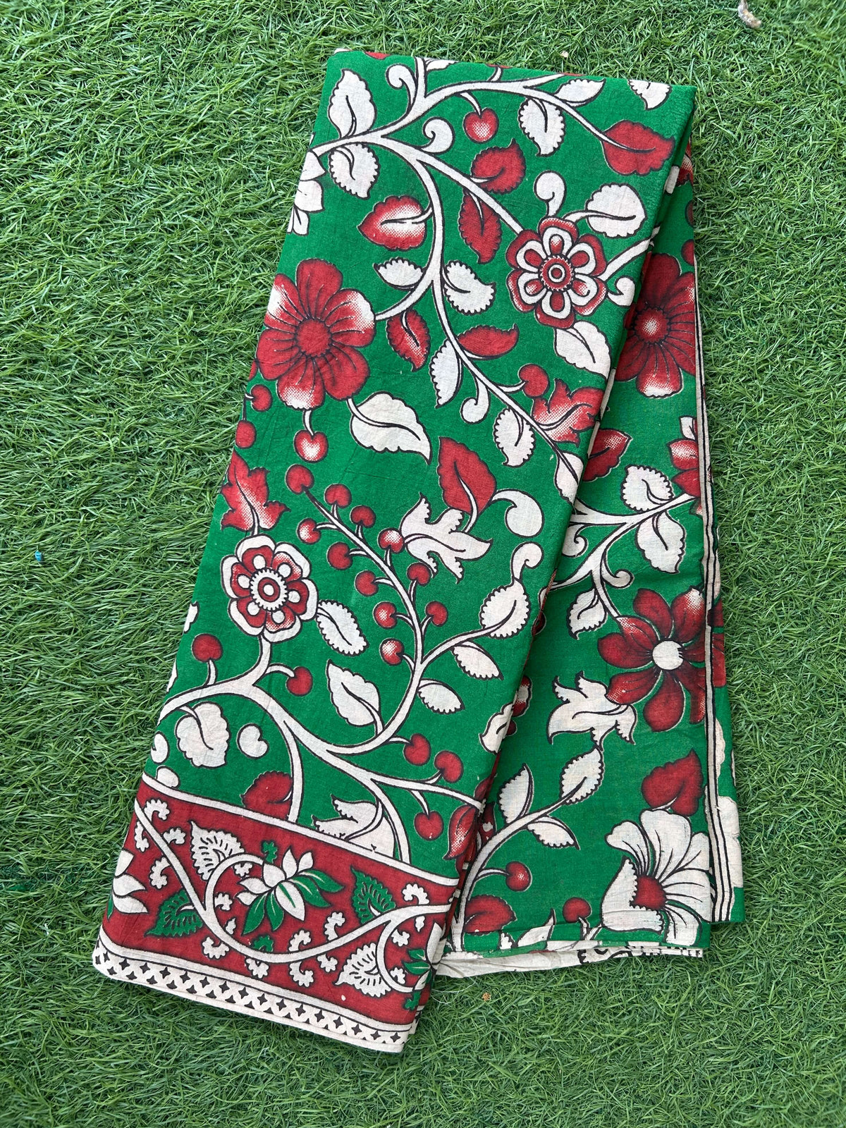 Kalamkari Cotton Saree – KCS-M785