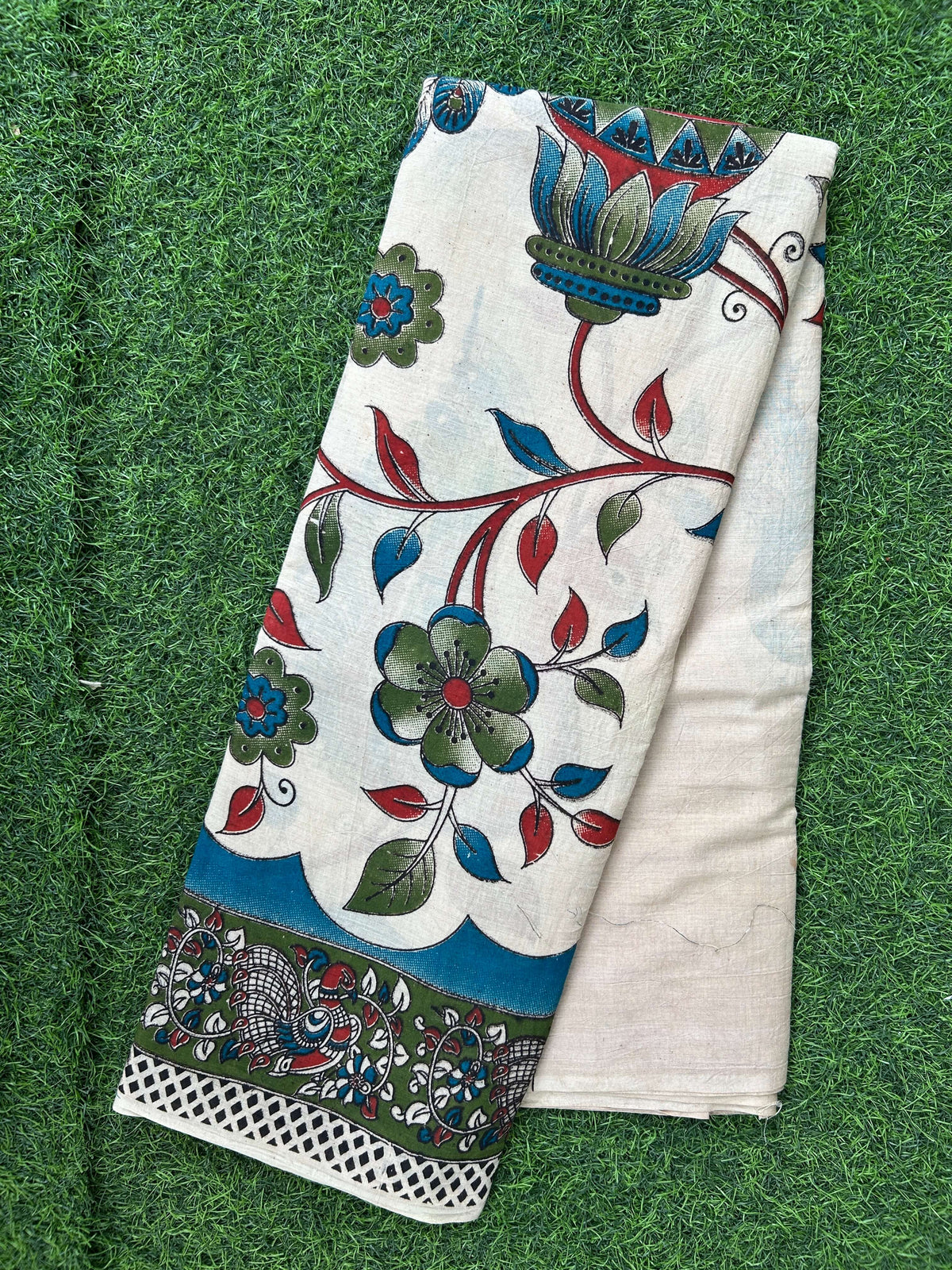 Kalamkari Cotton Saree – KCS-M791