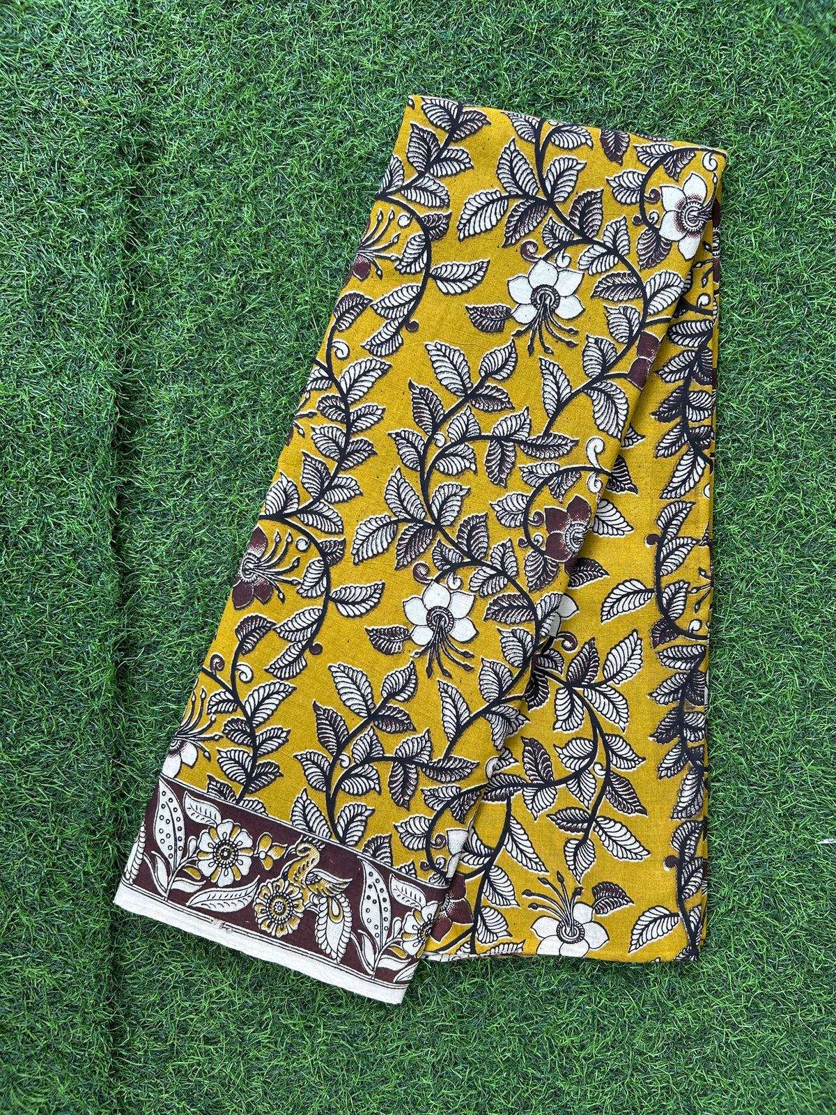 Kalamkari Cotton Saree – KCS-M792