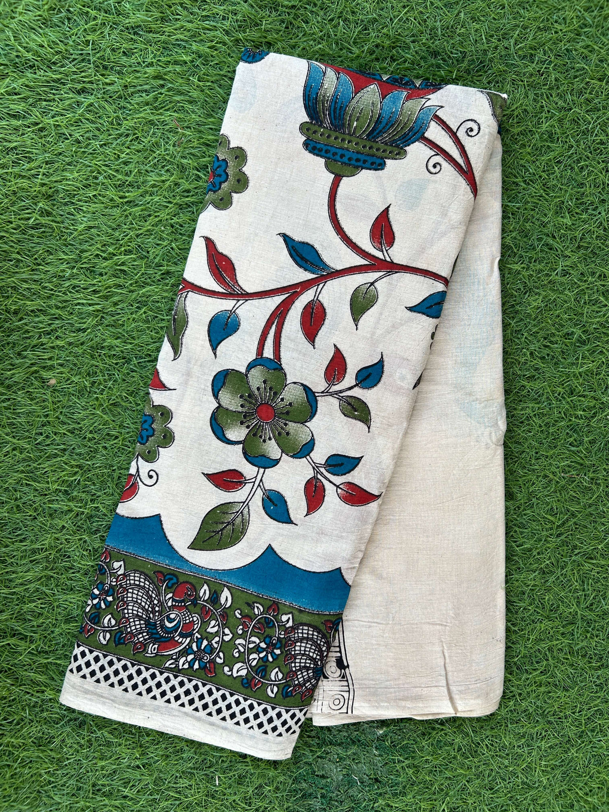 Kalamkari Cotton Saree – KCS-M798