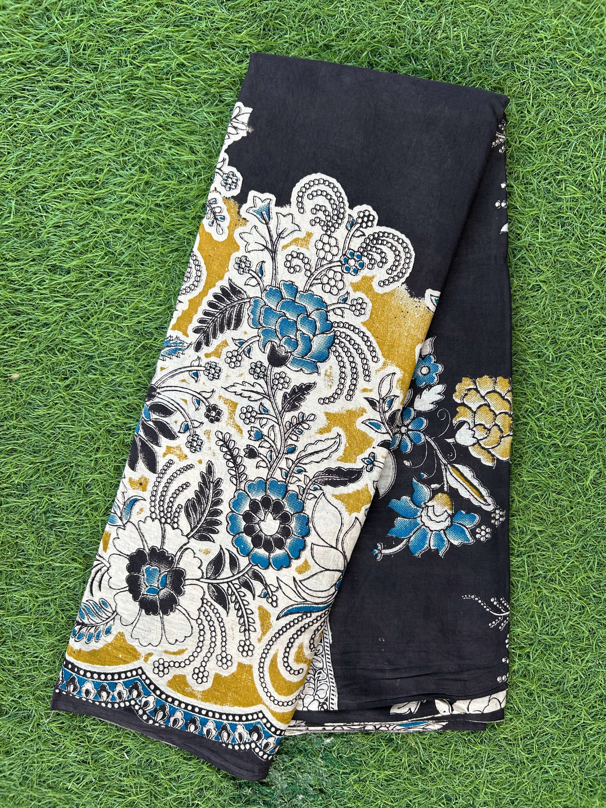 Kalamkari Cotton Saree – KCS-M801