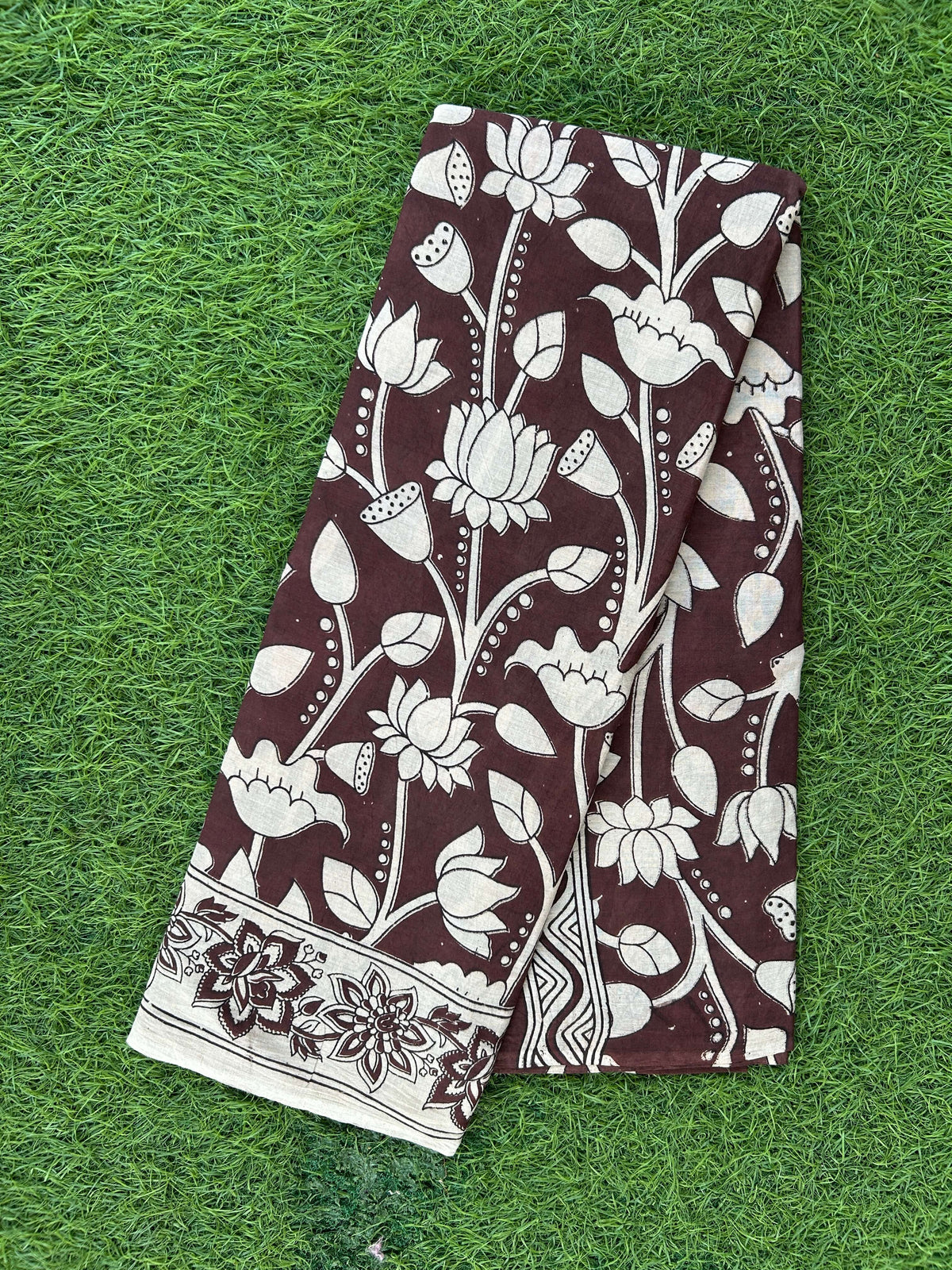 Kalamkari Cotton Saree – KCS-M809