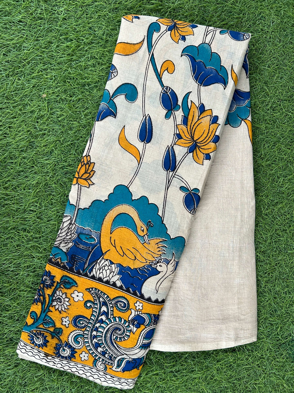 Kalamkari Cotton Saree – KCS-M806