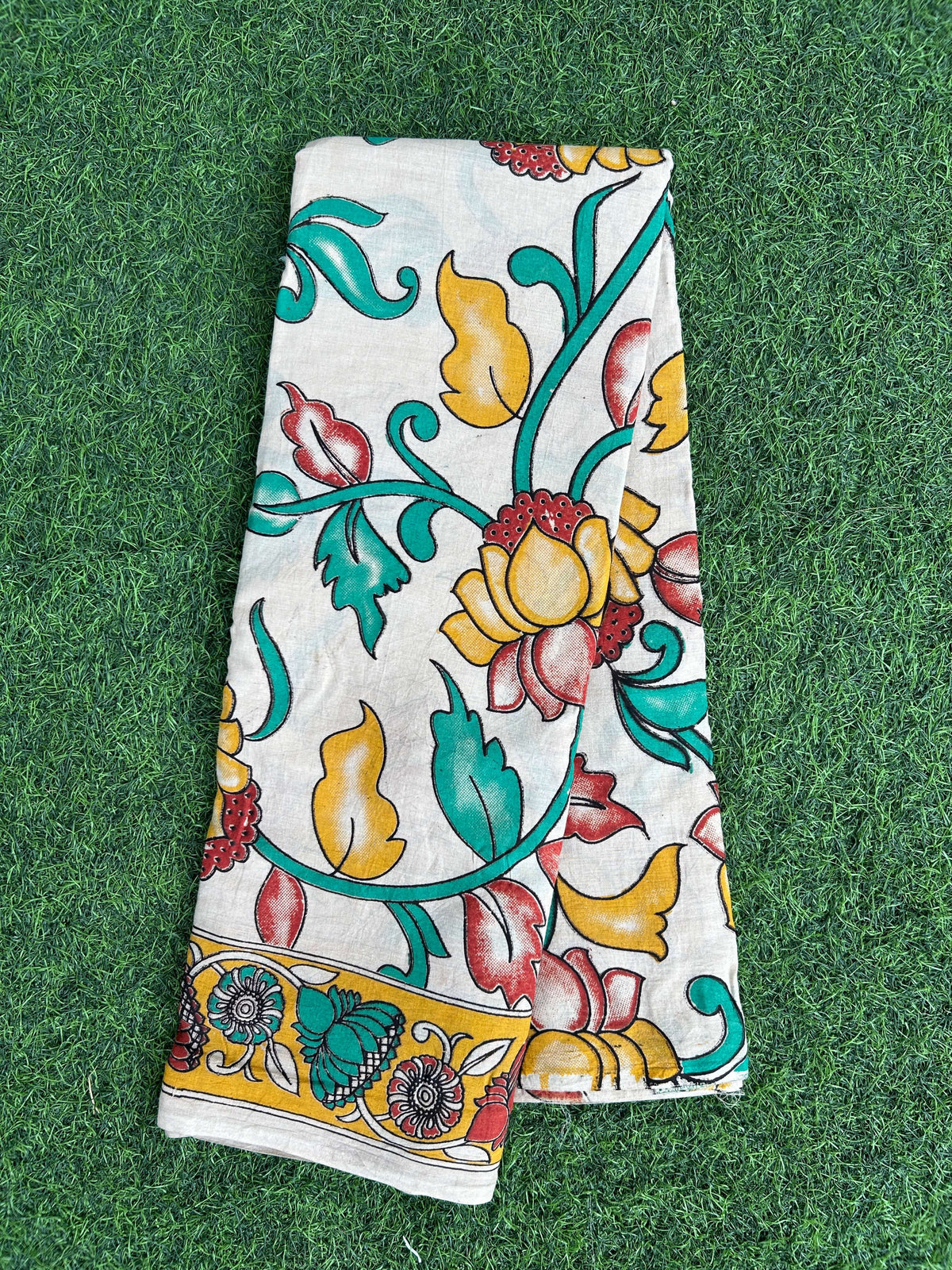 Kalamkari Cotton Saree – KCS-M816