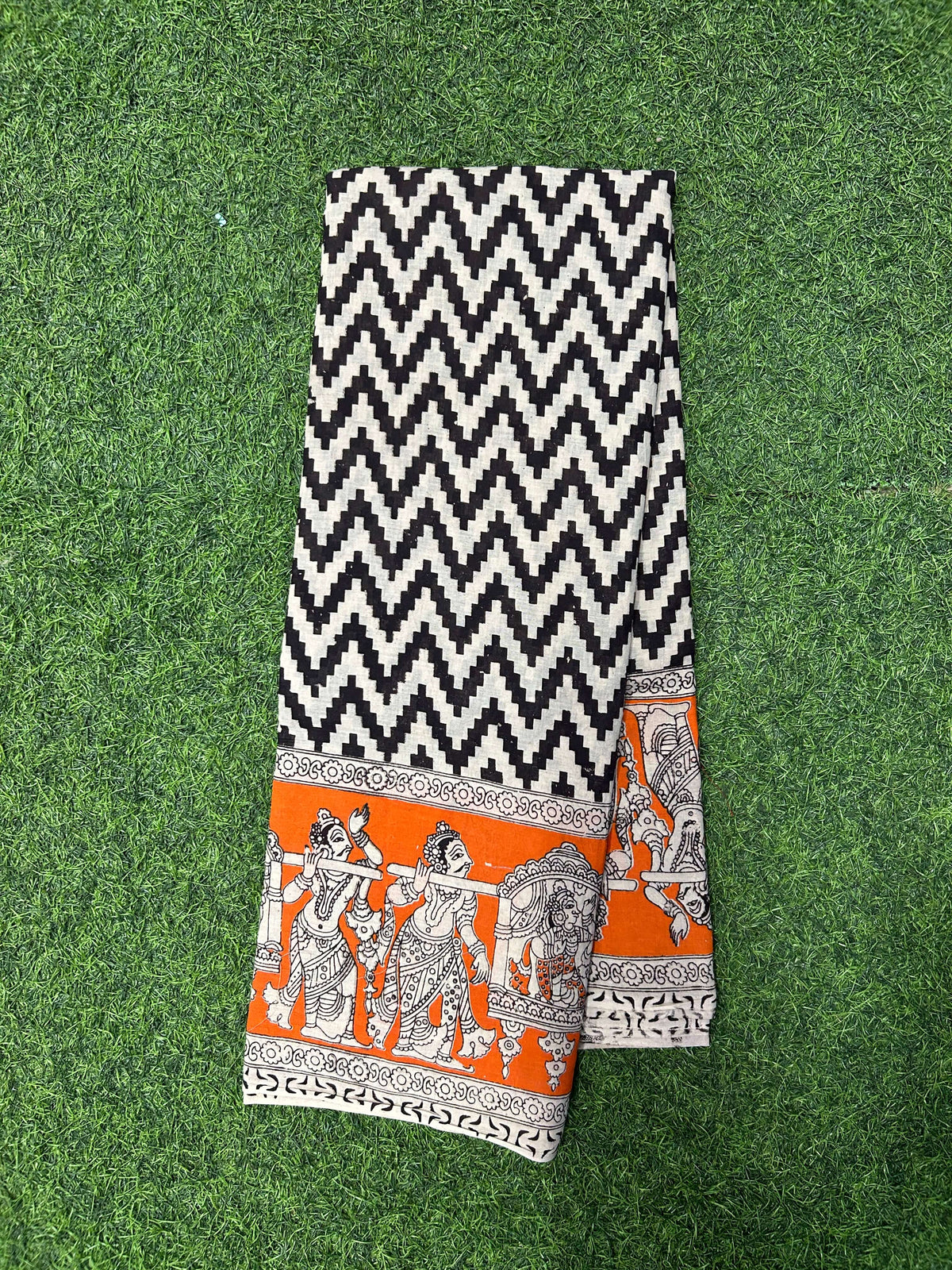 Kalamkari Cotton Saree – KCS-M827