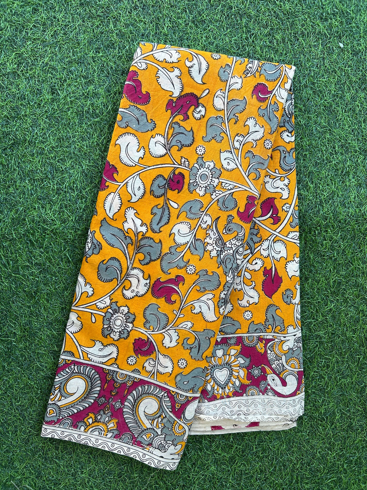 Kalamkari Cotton Saree – KCS-M712