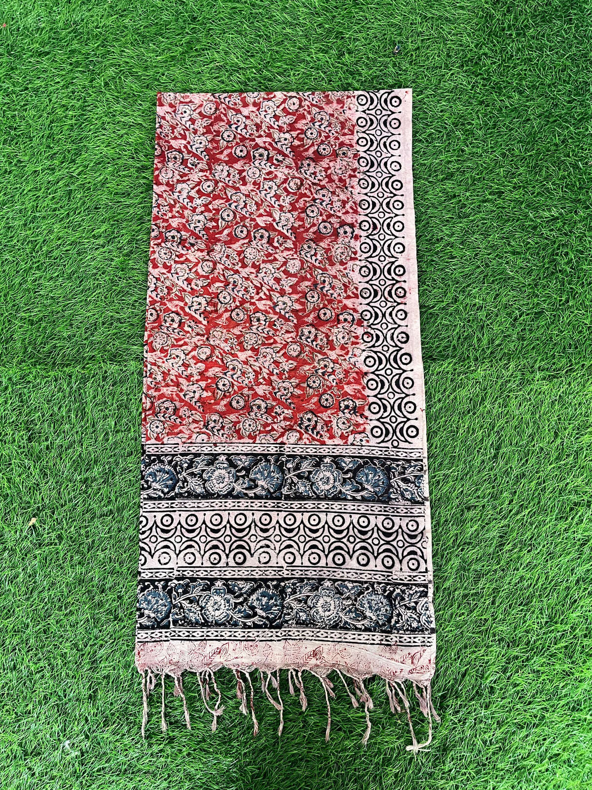 Kalamkari Dupatta- KHBD-KD-M019